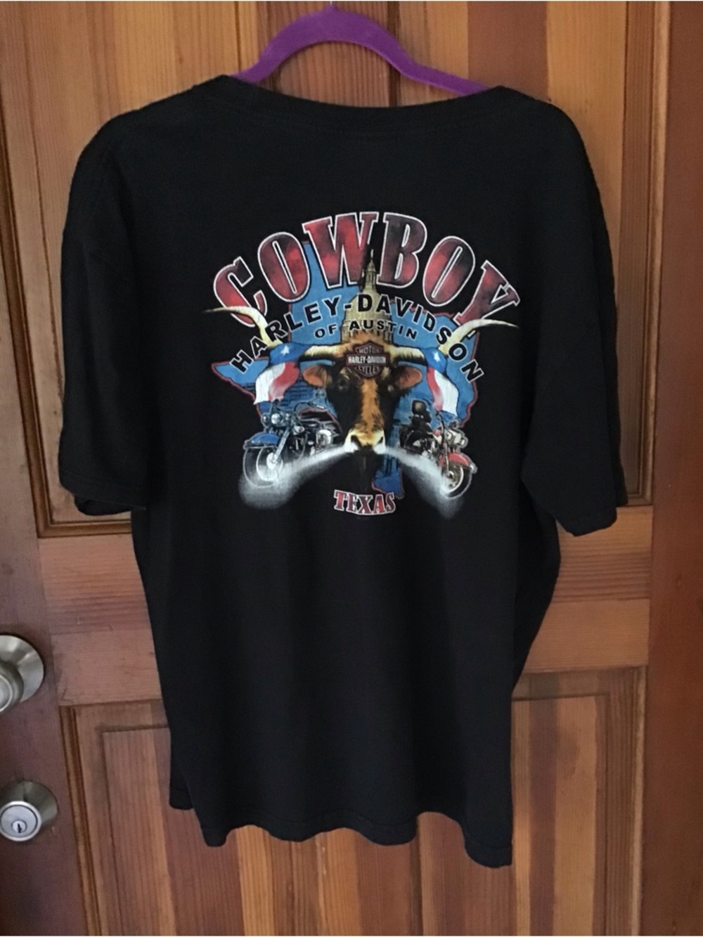 Harley Davidson tee.